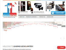 Tablet Screenshot of leadinglocks.com